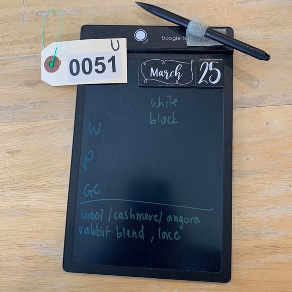 Sparrow Cardigan Womens S Small White Black Wool Cashmere Blend Tie Open Front - Picture 10 of 11